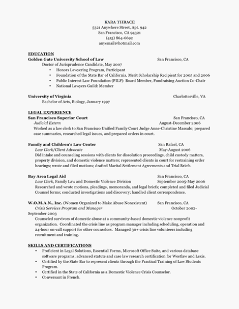 Resume Format Line Spacing  