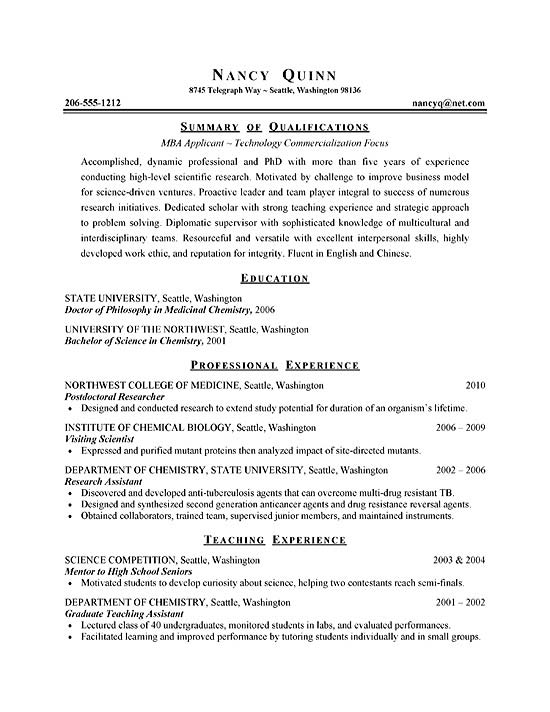 P G Resume Format  