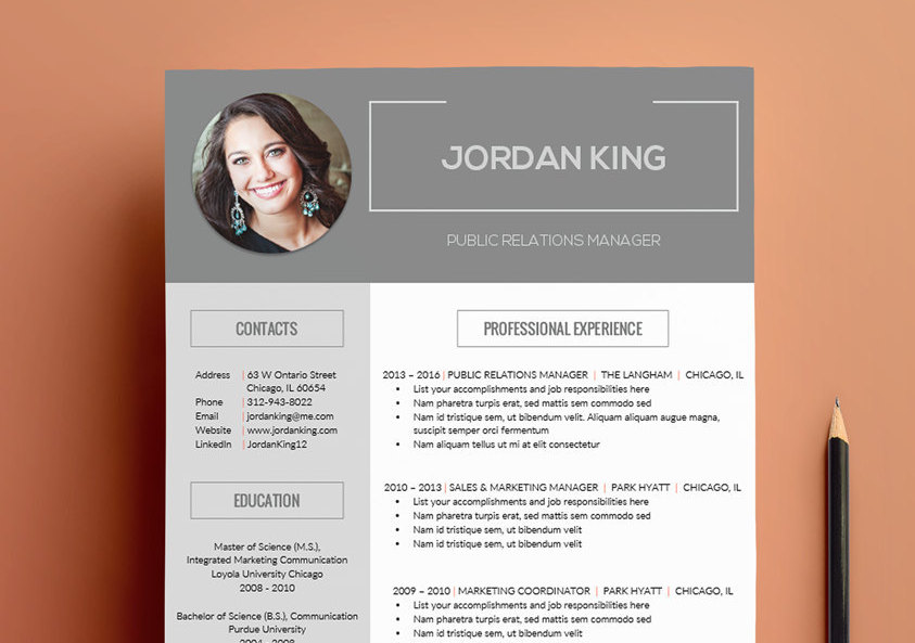 Cv Template Gratis  