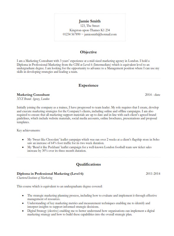 Cv Template Basic  