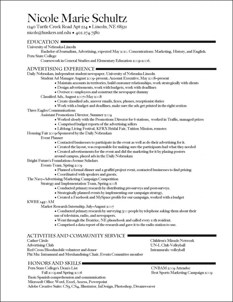 Resume Format References Available Upon Request  