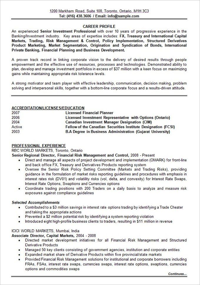 Resume Format 3 Years Experience Marketing  