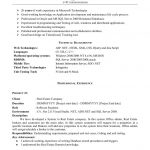 Resume Format For 7 Months Experience  