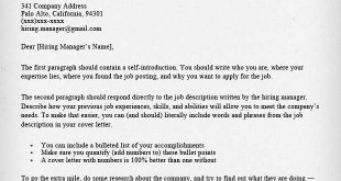 Cover Letter Template Harvard  