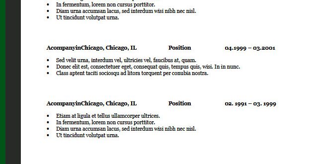 Resume Format 2018 Examples  