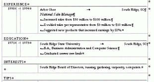 Resume Xml Format  