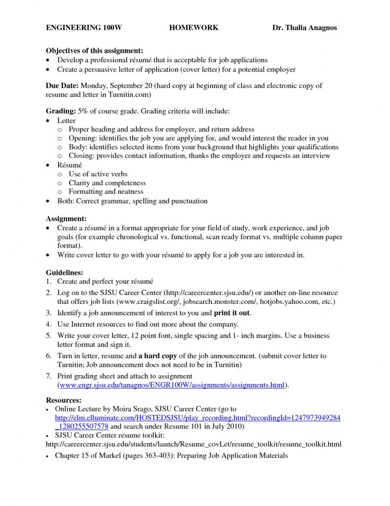 Resume Format Purdue Owl  