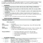 Resume Format 6 Years Software Engineer  