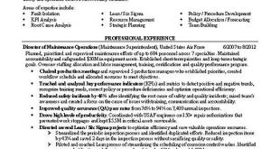 Resume Format Quality Control Manager  