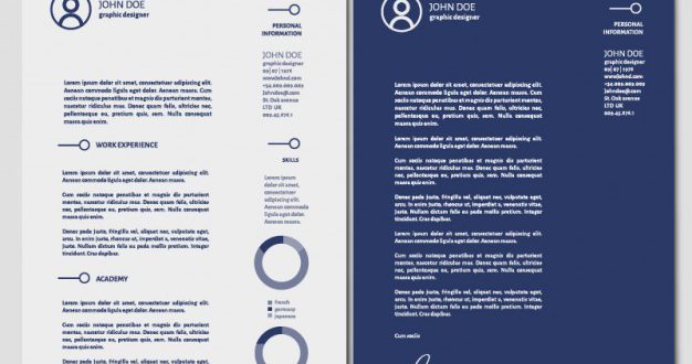 Cover Letter Template Vector  
