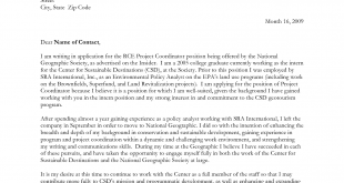 Cover Letter Template Yale  