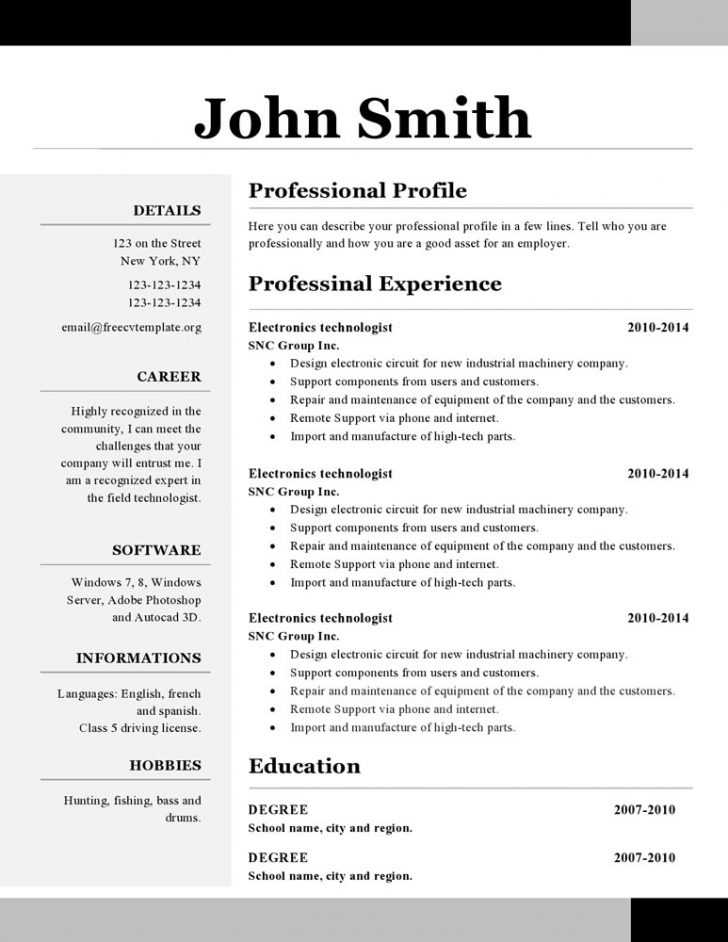 Cover Letter Template Open Office  