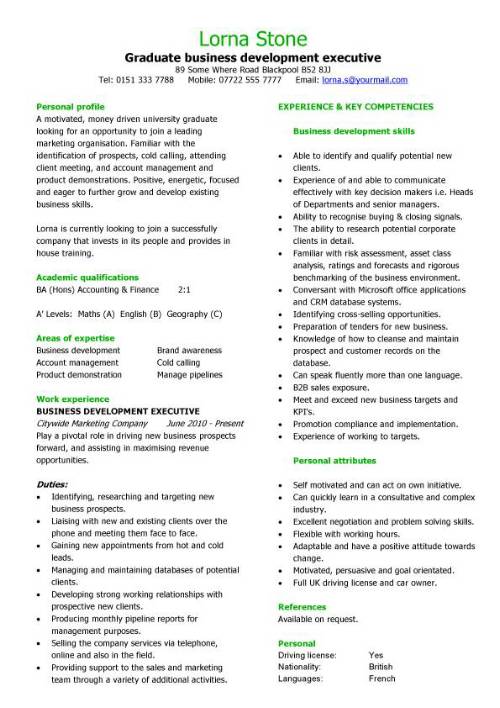 Cv Template Qualifications  