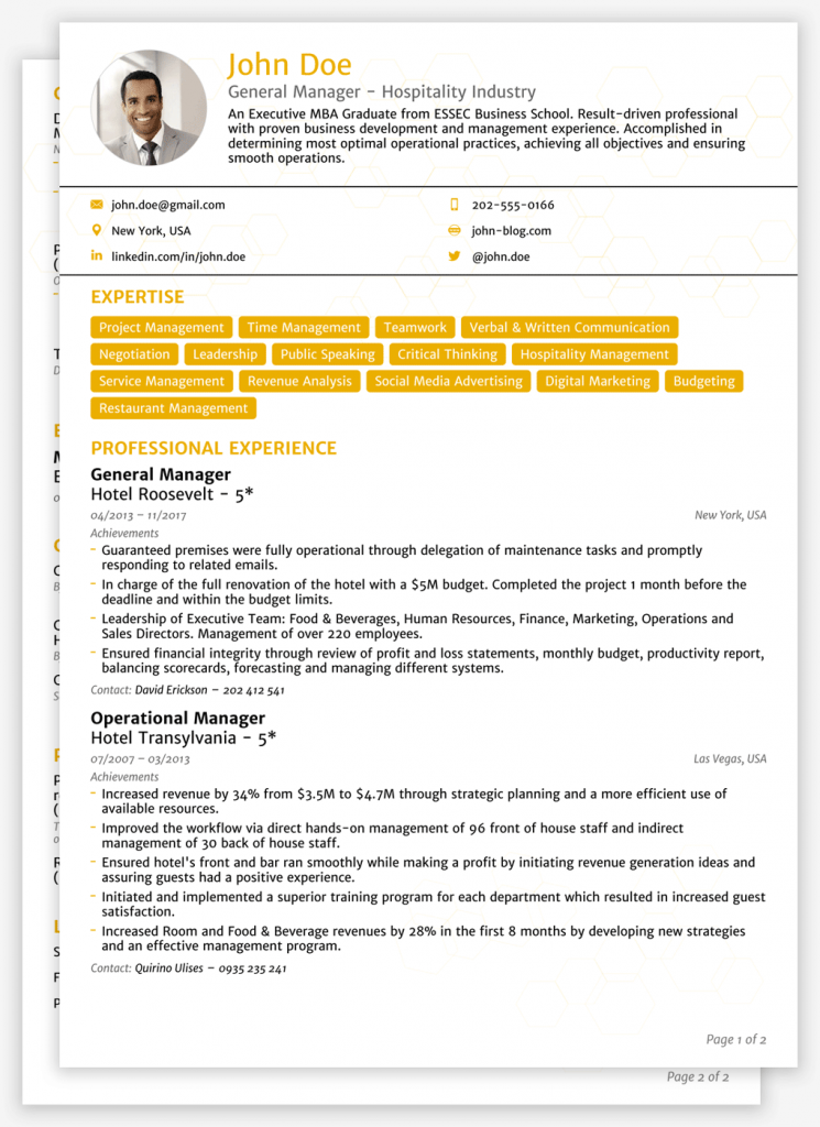 Cv Template Template  