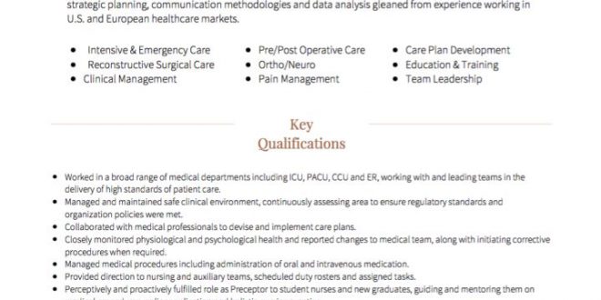 Cv Template Nursing  