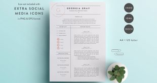 Resume Template 3 Page Cv Template  