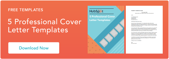 Cover Letter Template Hubspot  