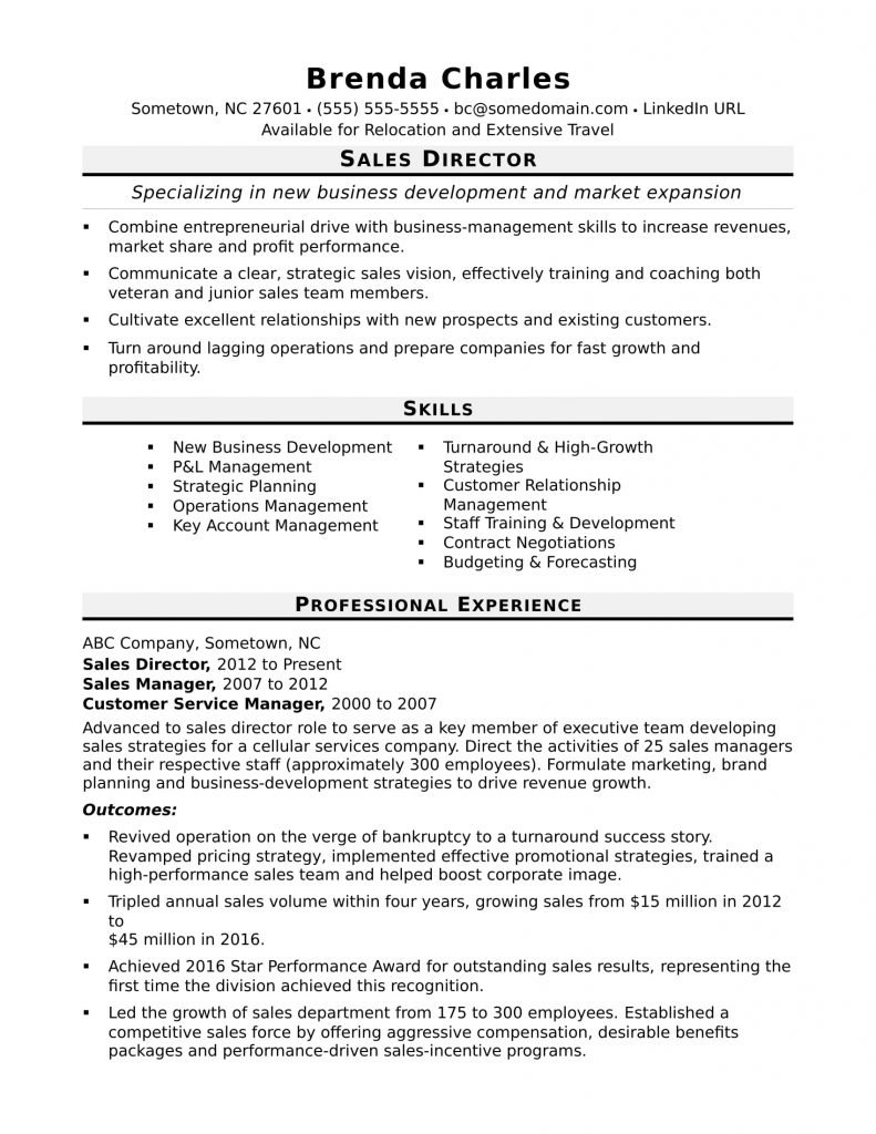 Telecom O M Resume Format  