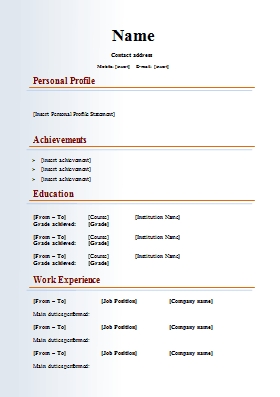 Resume Format Kaise Banaye  