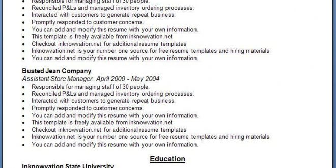Resume Format Online Free  