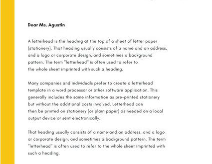Cover Letter Template Canva  