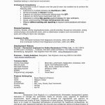 Resume Format 1 Year Experienced Software Engineer  