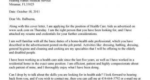 Cover Letter Template Queensland Health  
