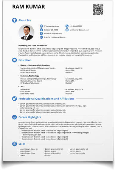 Resume Format Maker  