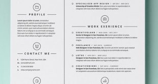 Cv Template Pages  