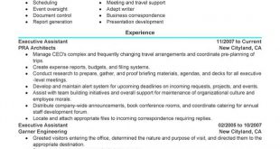 Resume Format Executive Assistant  