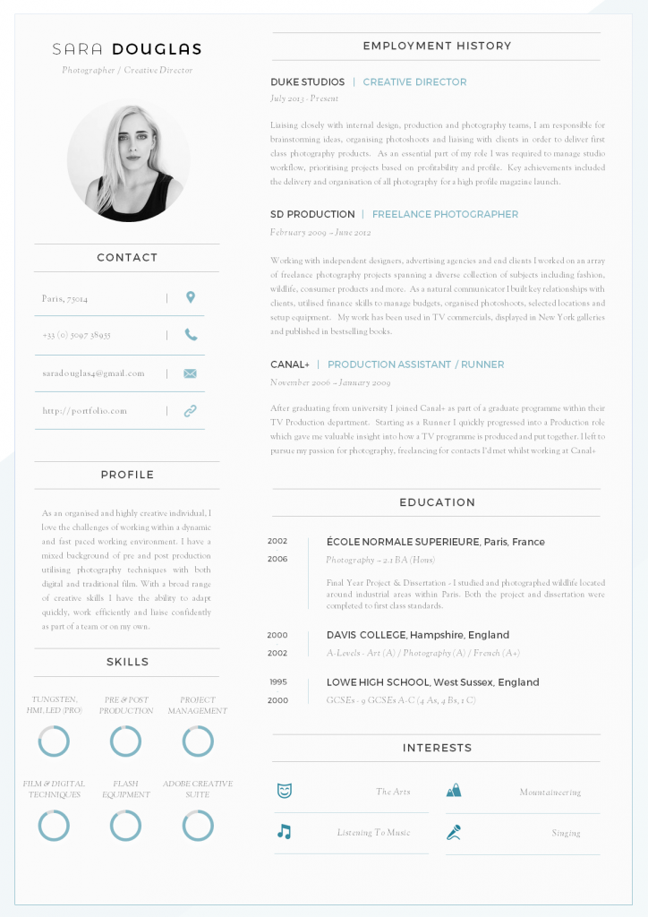 Cv Template Resume  