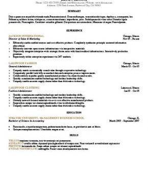 Resume Format Template  