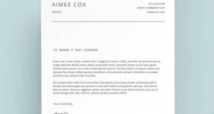 Cover Letter Template Etsy  